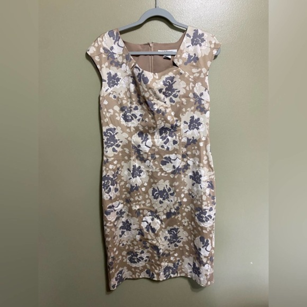 L.K.‎ Bennett Flower Print Dress, Size 10